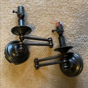 RESTORATION HARDWARE Swivel Arm Sconce Lights Pair
